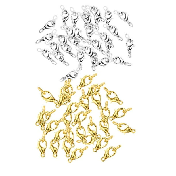 K6503 14mm 30 Silver Plated Lobster Clasps K6503 14mm 30 Silver Plated Lobster Clasps